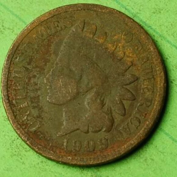 Other - 🌱💰👀🌟1909 Indian Head Cent Penny 1c Lot X126🌟🌱💰👀